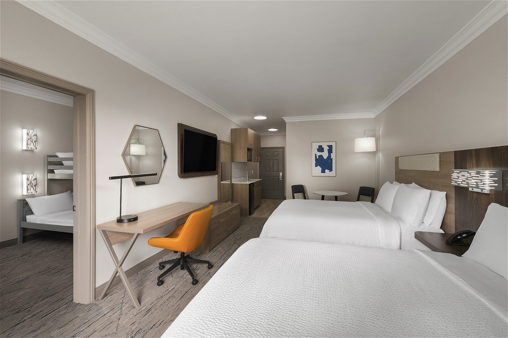 Two Queen Suite With Bunk Bed
